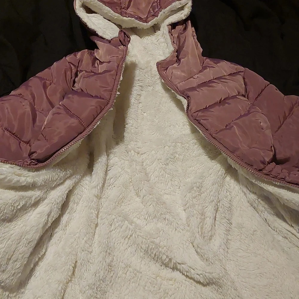 Girls reversible winter coat
